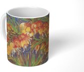 Mok - Koffiemok - Keizerlijke kronen in een koperen vaas - Vincent van Gogh - Mokken - 350 ML - Beker - Koffiemokken - Theemok