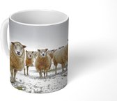 Mok - Schapen - Wol - Sneeuw - 350 ML - Beker