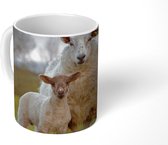 Mok - Schapen - Natuur - Zwart - Wit - 350 ML - Beker