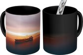 Magische Mok - Foto op Warmte Mok - Boot - Zon - Zee - 350 ML