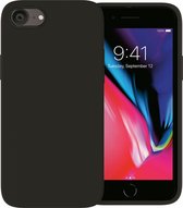 Ceezs telefoonhoesje geschikt voor Apple iPhone SE 2020 hoesje en Apple iPhone SE 2022 hoesje - dun siliconen hoesje - ook geschikt voor iPhone 7 en iPhone 8 - zwart