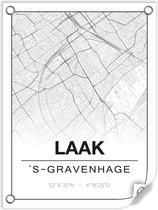 Tuinposter LAAK (s-Gravenhage) - 60x80cm