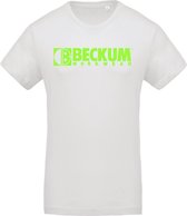 Beckum Workwear EBTS04 T-shirt met logo Wit XXL