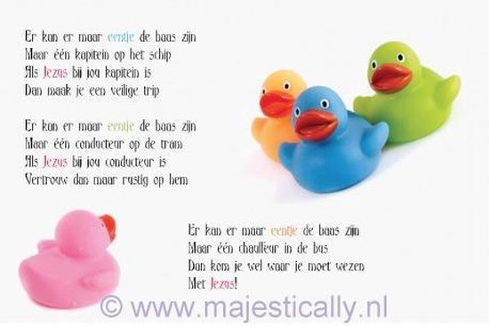 Kinderkaart - A6 - 10x15cm - Met envelop - Er kan er maar eentje de