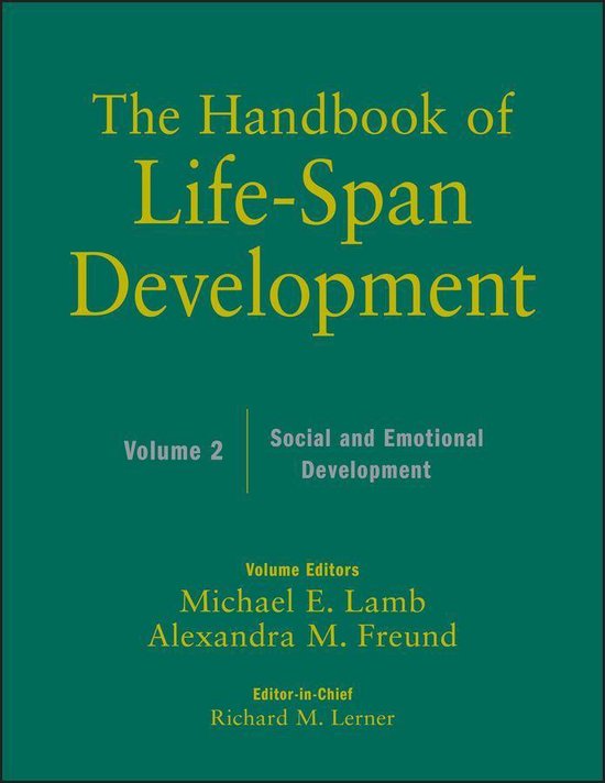 The Handbook of Life-Span Development, Volume 2 - cover