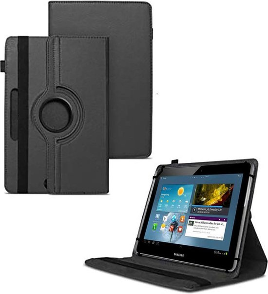 Universele Tablet Hoes voor 8 inch Tablet - 360° draaibaar - Zwart