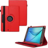 Universele Tablet Hoes voor 8 inch Tablet - 360° draaibaar - Rood