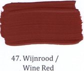 Schoolbordverf 1 ltr 47- Wijnrood