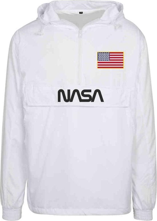piano Beter gek geworden Urban Classics NASA Pullover Jas -XL- NASA Worm Logo Wit | bol.com