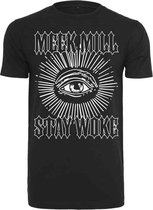 Urban Classics Heren Tshirt -M- Meek Mill Woke EYE-C Zwart