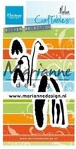 Marianne Design Craftables - snij- embosstencil - Sneeuwklokje