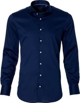 Nils Overhemd - Body Fit - Blauw - 38