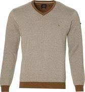 Jac Hensen Pullover - Modern Fit - Bruin - 3XL Grote Maten