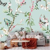 Behang Springtime green 420 x 280 cm (b x h)