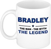 Bradley The man, The myth the legend cadeau koffie mok / thee beker 300 ml