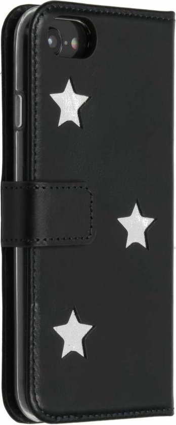 Uitgaven Verdrag oppervlakkig Fabienne Chapot Reversed Star Booktype iPhone SE (2020) / 8 / 7 / 6(s)  hoesje - Zwart | bol.com