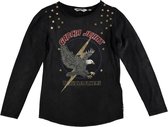 Garcia off black meisjes longsleeve - Maat 128