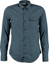 Garcia blauw slim fit overhemd valt 1 maat kleiner - Maat S