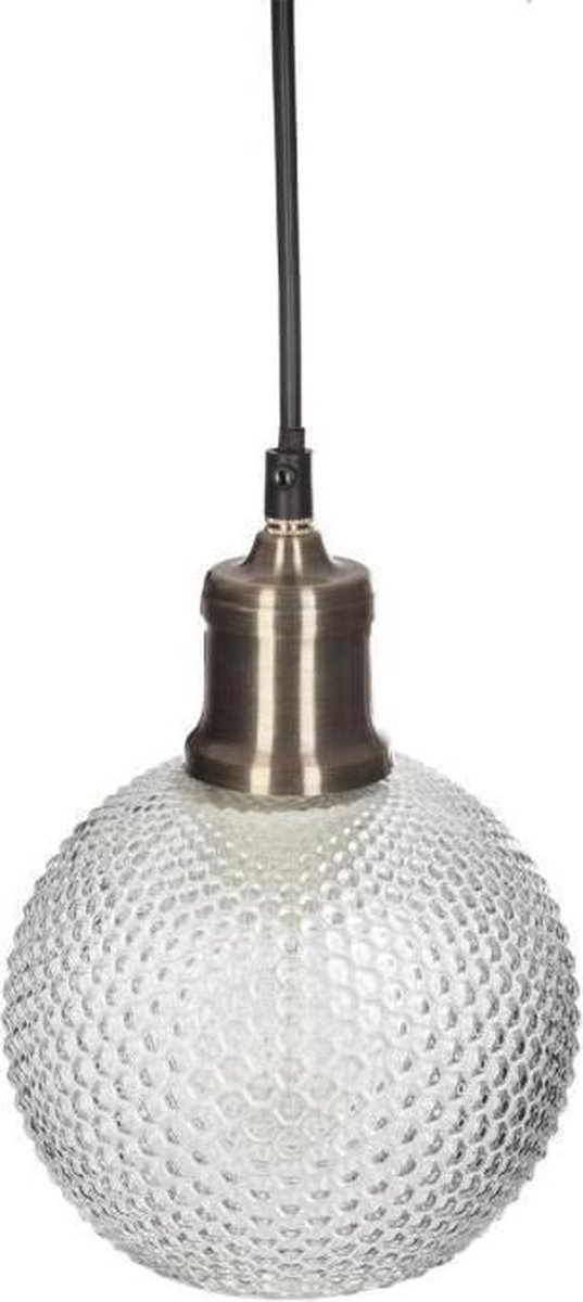 Hanglamp van geslepen glas - � 15 x H 19 cm - Transparant | bol.com