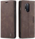 CaseMe Book Case - Geschikt voor OnePlus 8 Pro Hoesje - Donkerbruin