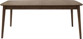 24Designs Montreal Uitschuifbare Eettafel - 180/220x90x75 - Walnoot Hout