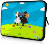 Sleevy 17,3 laptophoes schaapjes - laptop sleeve - laptopcover - Sleevy Collectie 250+ designs