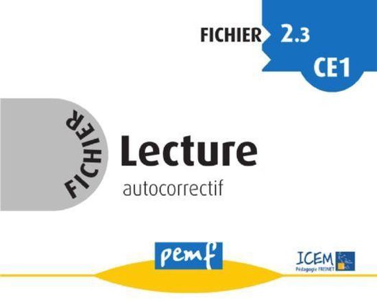 Fichiers de lecture - Fichier Lecture 2.3 CE1 - Fiches Elèv ... - cover