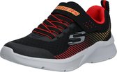 Skechers Microspec jongens sneakers - Zwart - Maat 34 - Uitneembare zool