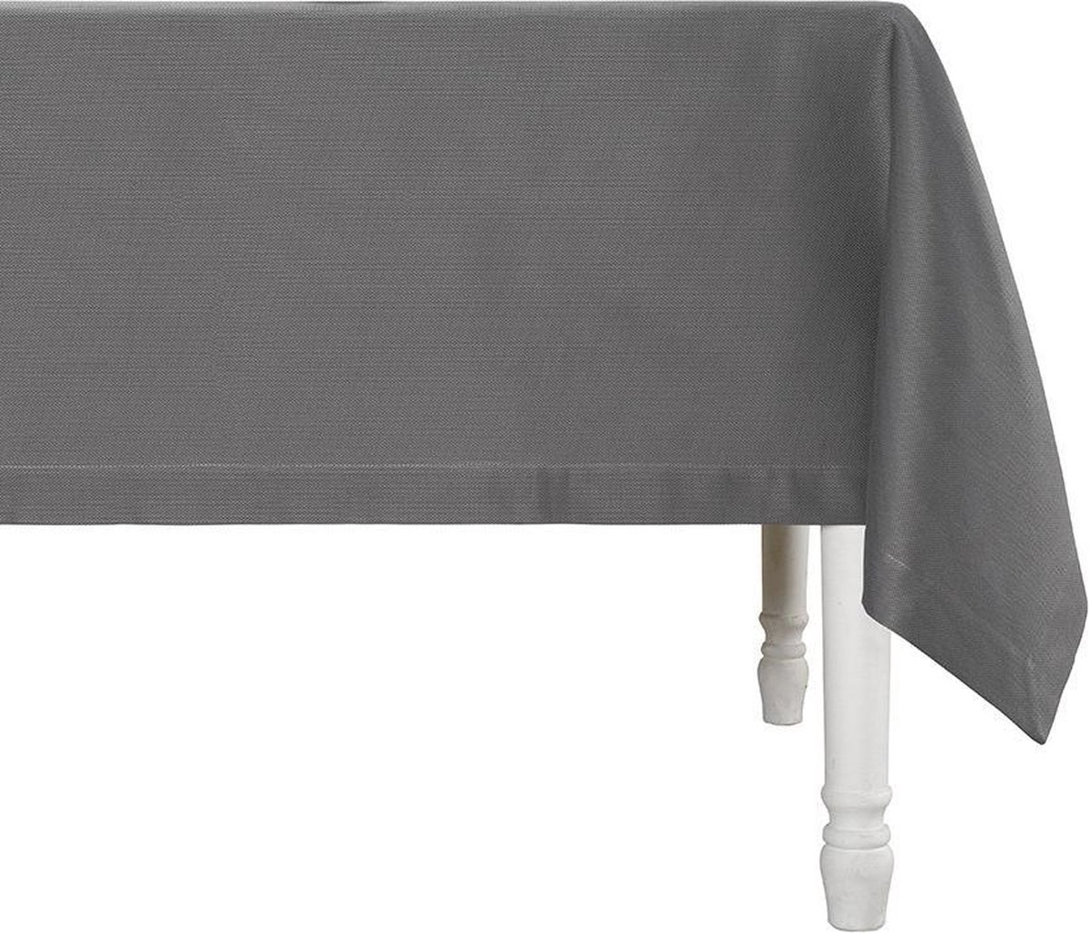 De Witte Lietaer Tafellaken Kalahari 170 X 360 Cm Katoen Donkergrijs
