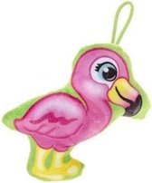 Lg-imports Flamingo 14 Cm Pluche Groen/roze