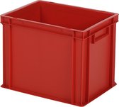 Stapelbak - Opbergbox - 400x300xH320mm - rood