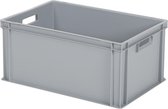 Stapelbak - Opbergbox - 600x400xH280mm - grijs