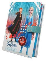 Kids Licensing Code-dagboek Frozen 2 Meisjes 21 Cm Karton Blauw