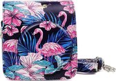 Flamingo patroon PU lederen beschermhoes tas voor FUJIFILM Instax Mini70 Camera