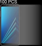 100 STKS voor Galaxy A8 + (2018) 0.26mm 9 H Oppervlaktehardheid 2.5D Gebogen Rand Gehard Glas Screen Protector