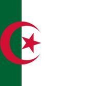 vlag Algerije 30x45cm