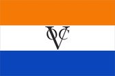 VOC vlag - Verenigde Oost-Indische Compagnie 70x100cm | Oranje variant