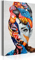 Schilderijen Op Canvas - Schilderij - Liberated Woman 60x90 - Artgeist Schilderij