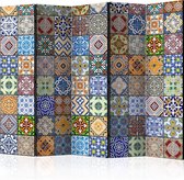 Kamerscherm - Scheidingswand - Vouwscherm - Colorful Mosaic II [Room Dividers] 225x172 - Artgeist Vouwscherm