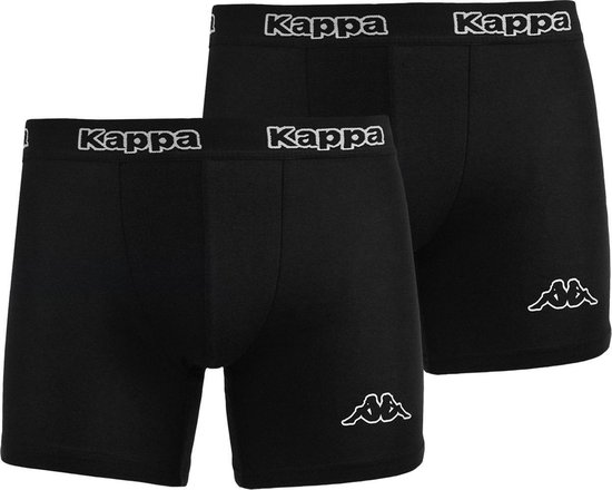 Kappa - Boxer 2 Pack - Zwart - Heren - maat XXL | bol.com