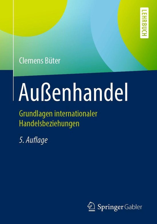 Business and Economics (German Language) - Außenhandel - cover