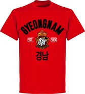 Gyeongnam FC Established T-shirt - Rood - XS