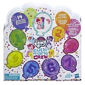 My Little Pony - Set van 8 figuren Cutie Mark Crew Countdown Confetti Feestelijk en 14 accessoires verrassing - 3,5 cm