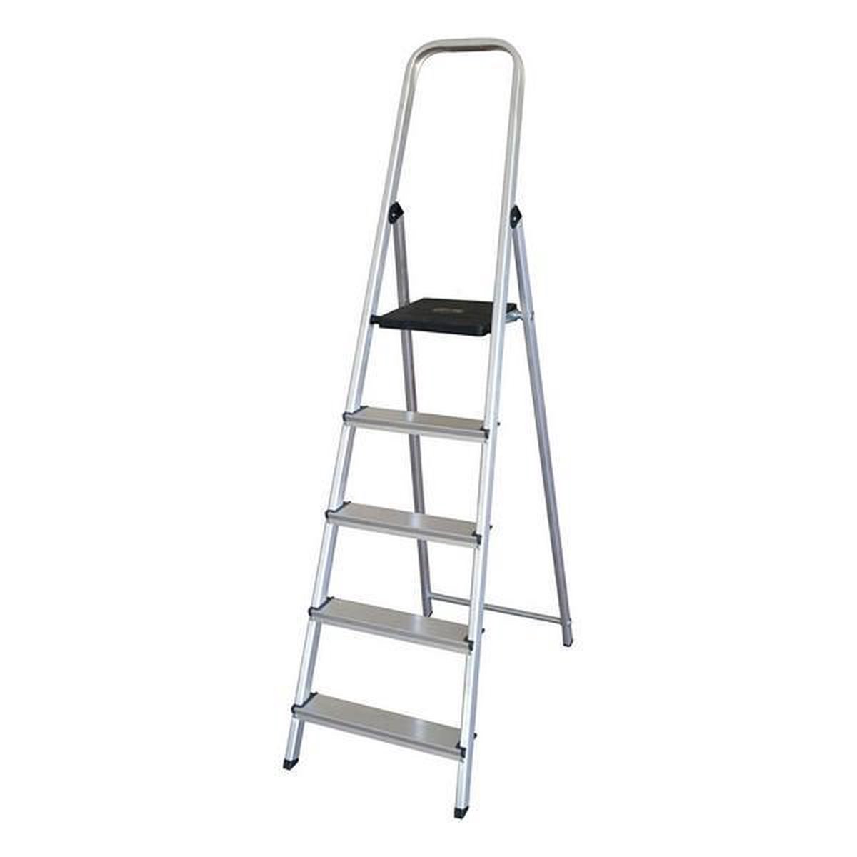 Opvouwbare ladder met 5 tredes (175 x 45 x 12 cm)