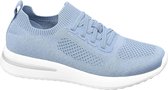 venice Blauwe sneaker memory foam - Maat 39