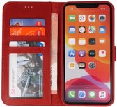 Rico Vitello Echt Leder Booktype Hoesje iPhone 11 Pro Max - Rood