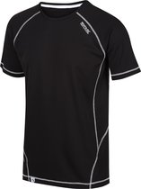 Regatta T-shirt Virda Ii Heren Polyester Zwart Maat S