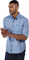 Regatta Blouse Banning Heren Katoen Blauw Maat M