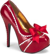 Bordello Hoge hakken -37 Shoes- TEEZE-14 US 7 Rood/Wit