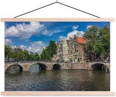 Sweet Living Poster - Keizersgracht Olieverf - 90 X 150 Cm - Multicolor